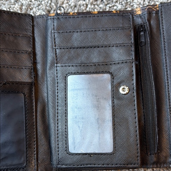 Baby Phat Brown and Gold Wallet with Monogram Design - Picture 6 of 12